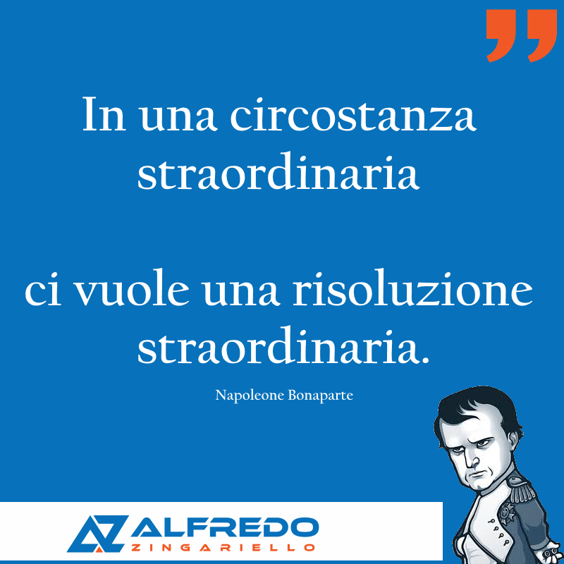 In una circostanza straordinaria ci vuole una risoluzio...