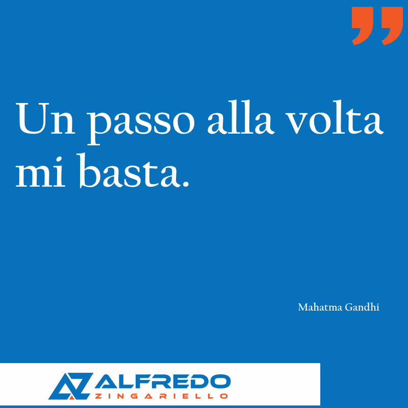 Un passo alla volta mi basta....