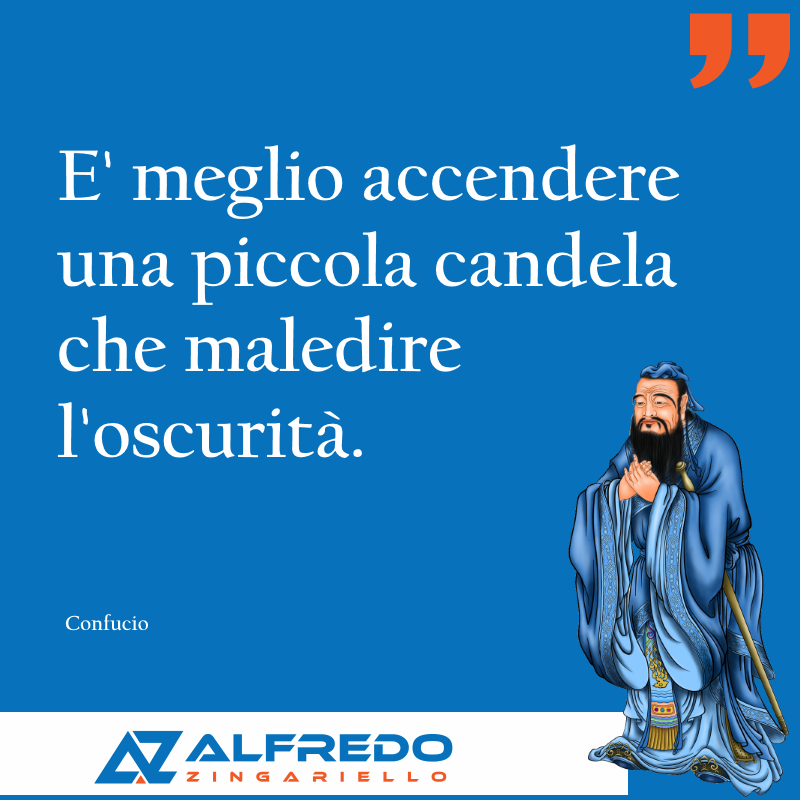 E' meglio accendere una piccola candela che maledire l'...